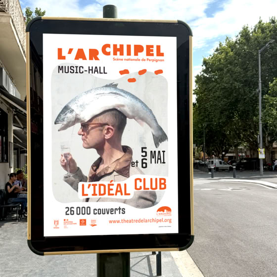 affiches spectacles théâtre de l'Archipel saison 25-26