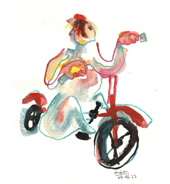 bestiaire manu clabecq, tecniques mixtes