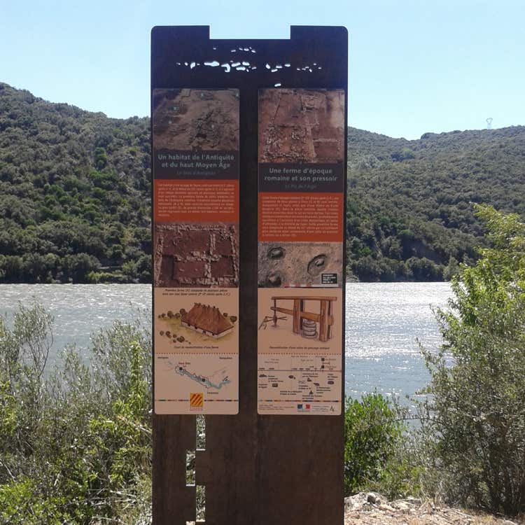 signalétique in situ, conseil départemental des Pyrénées-Orientales