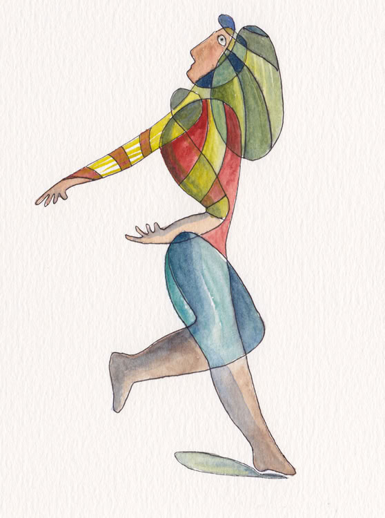 collage, techniques mixtes, aquarelle
