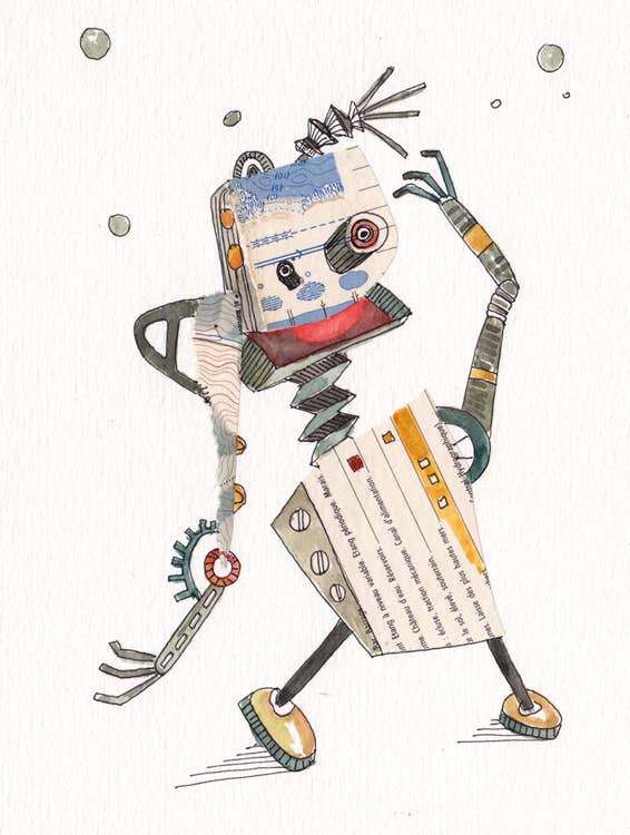 collage, techniques mixtes, aquarelle